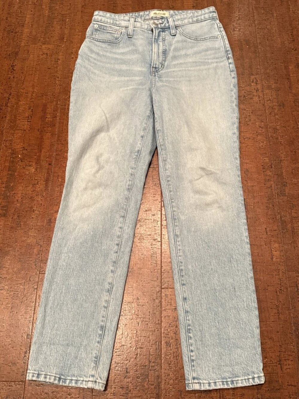 Madewell Women’s 28 High Rise The Curvy Perfect Vintage Jeans Light Wash Denim
